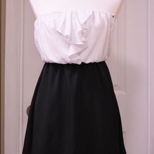 Express staples color bock dress